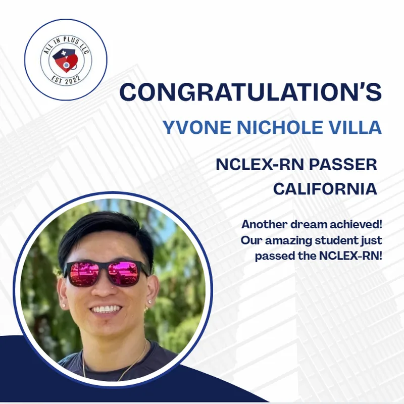 Nichole Villa, NCLEX-RN Passer