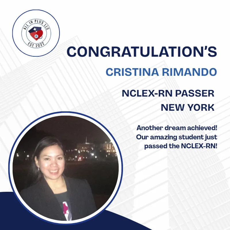 Teena Rimando, NCLEX-RN Passer